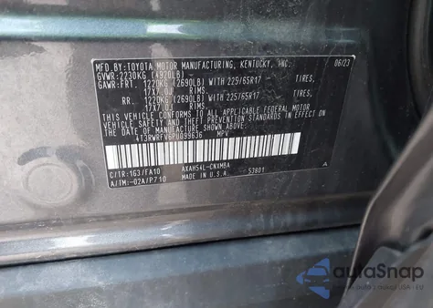 2023 Toyota Rav4 Hybrid Xle from USA, damaged, VIN 4T3RWRFV6PU099636